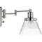 Progress Lighting Hinton Collection Brushed Nickel Swing Arm Wall Light P710084-009 - alternate 2